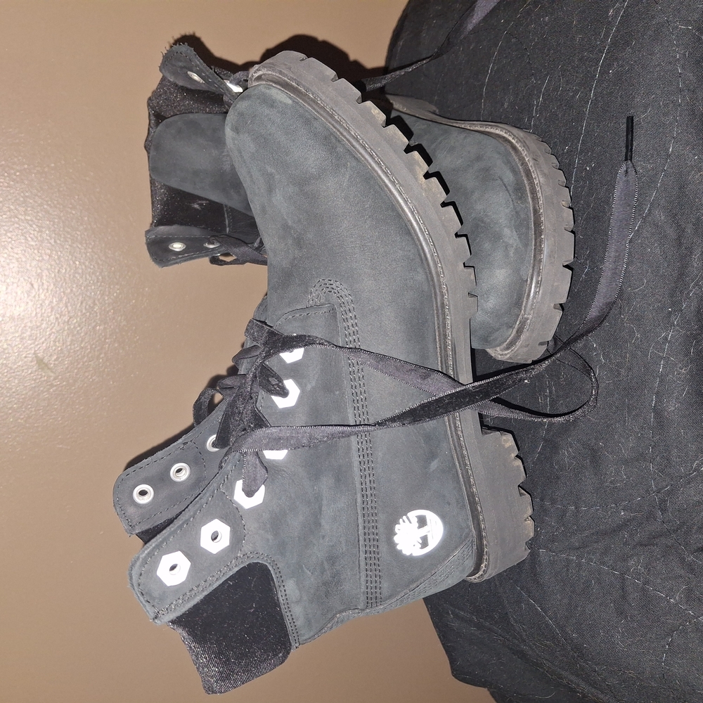 Timberland Black Nubuck Boots